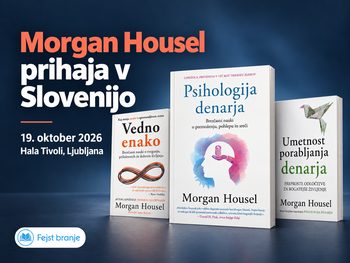 Morgan Housel prihaja v Slovenijo: kaj si v resnici želimo od denarja?