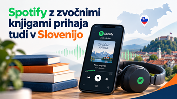 Spotify z zvočnimi knjigami prihaja tudi v Slovenijo