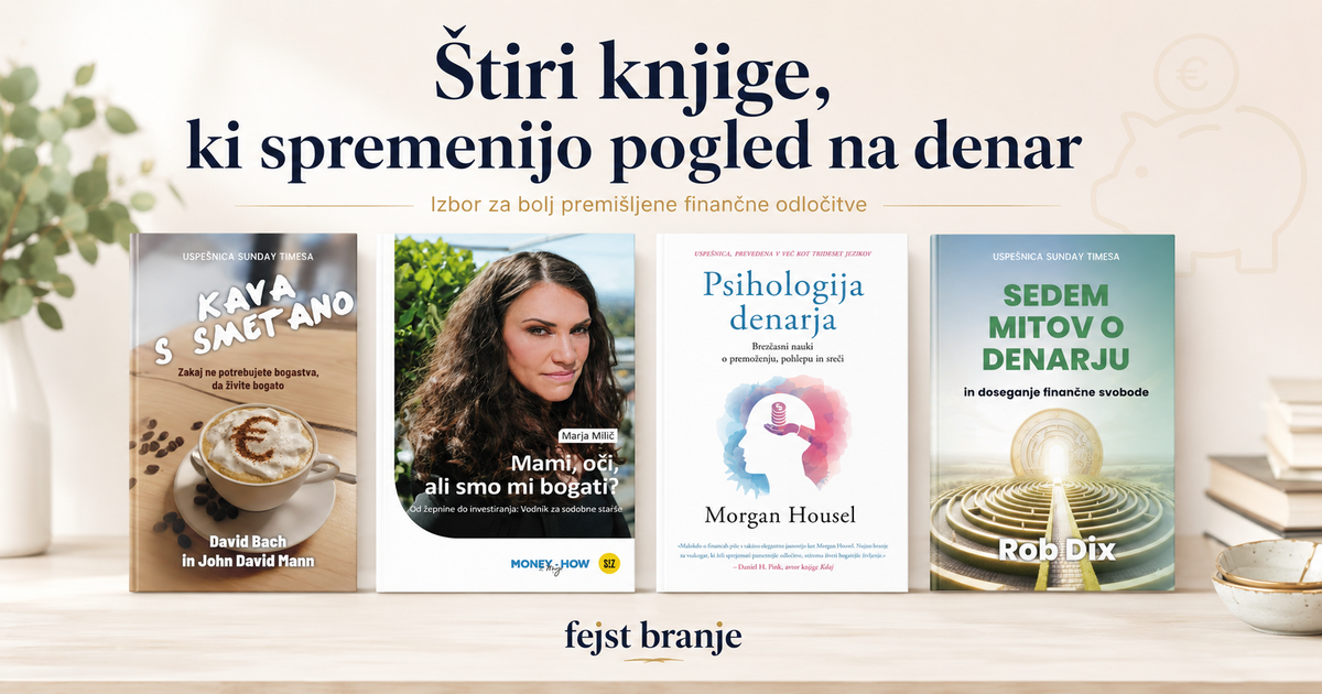 Štiri knjige, ki spremenijo pogled na denar